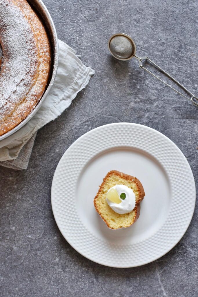 fetta di ciambella ananas e cocco