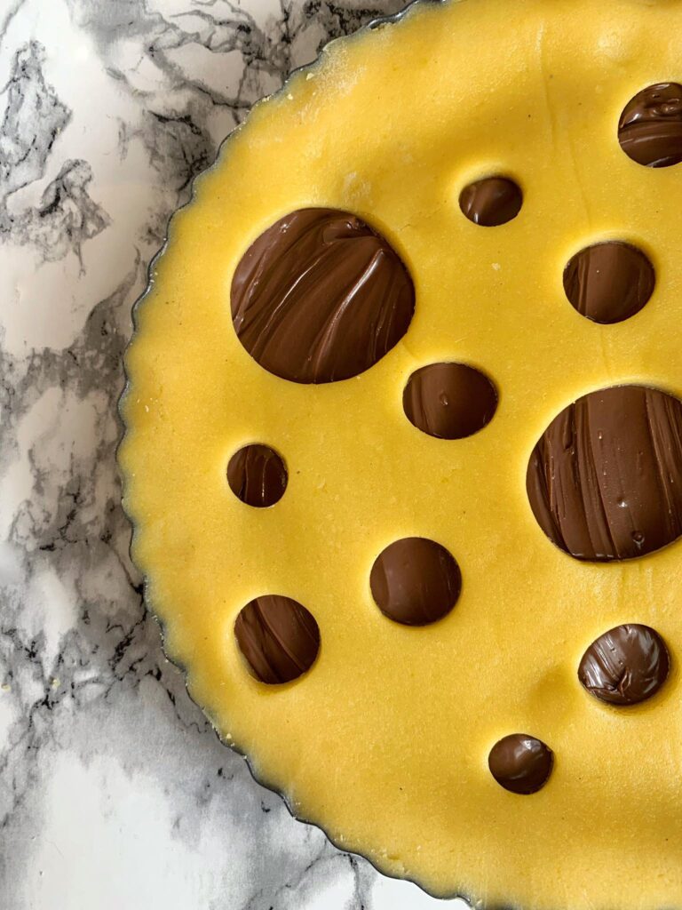 Crostata doppia al cioccolato