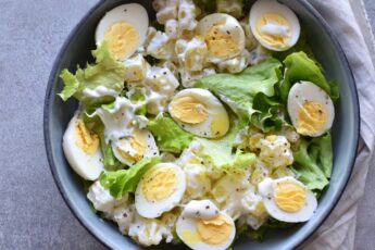 insalata con uova e patate
